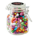 Glass Hinge Top Jar - Chocolate Sunflower Seeds (Gemmies)